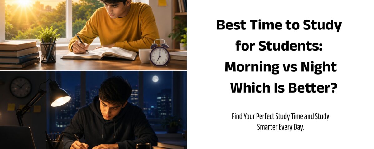 Best Time to Study || morning vs night study || ideal time to study || best study time || best time to study and memorize
