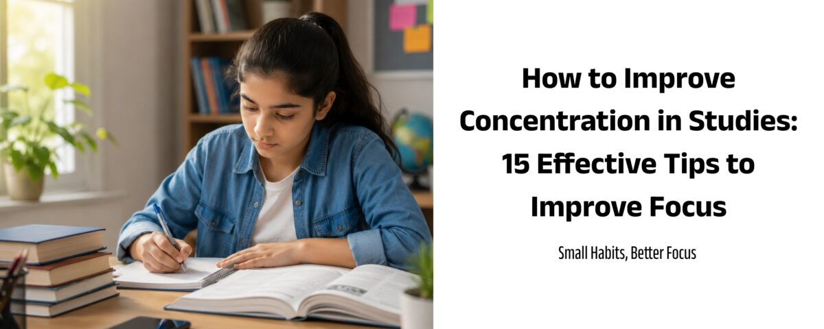 concentration in studies || how to improve concentration || how to increase concentration || how to focus on studies