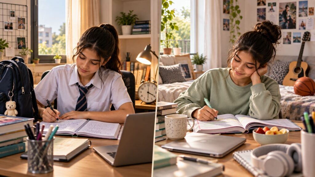 Study Timetable for School Days and Weekends