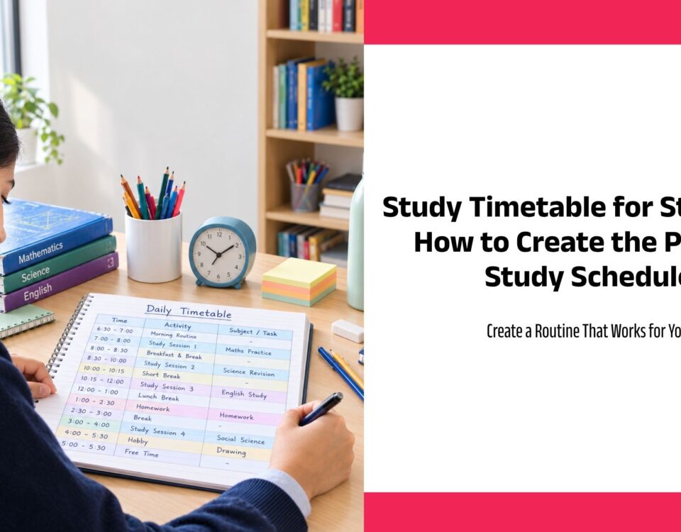 study timetable || how to make a study timetable || study timetable for students
